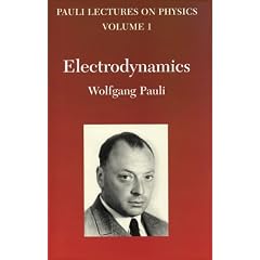 Pauli Lectures on Physics: Vol 1