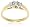 14k Yellow Gold 3-Stone Diamond Ring (1/3 cttw, H Color, SI2 Clarity), Size 6