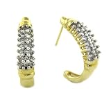 0.51ct Yellow Gold Diamond Earrings