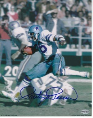 Preston Pearson signed Dallas Cowboys 8x10 Photo