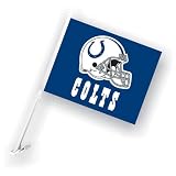 BSS - Indianapolis Colts NFL Car Flag with Wall Brackett
