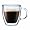 image Bodum Bistro Double-Wall Insulated Glass Espresso Mugs, Set of 2