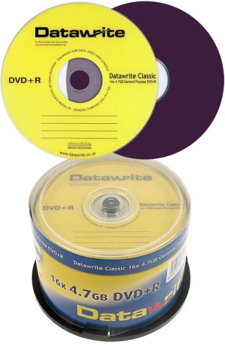 Buy Datawrite DVD+R 16X 50 Pack Cake Box online at Discounted New and Used prices. Delivered to your door with Off-The-Bookshelf.
