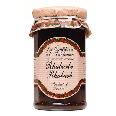 Andresy All natural Rhubarb pure sugar cane jam preserves 9 oz jar by Andresy