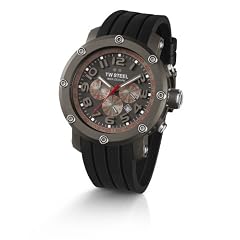 TW Steel Sonder-Edition Herren-Armbanduhr XL Grandeur Tech Chronograph Silikon TW-613