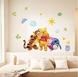 Mural Art Wall Stickers - Pooh&tigger (DS-58371)