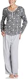 Docker's Women's Reversible Interlock Notch Neck Pj Set