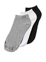 adidas Pack x 3 Calcetines Perfomance 3S (Gris / Blanco / Negro)