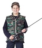 Kids Camouflage Hunting Vest Woodland Camo