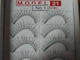 MODEL 21 False fake Lashes, No. 1 Eyelashes 10 Pairs
