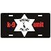 New  White German Shepherd Dog / K-9 Unit  License Plate Dog