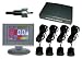 BA418 LCD 4 Sensor Car Reversing Parking Radar Detector
