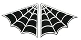 Cheap  SpiderWeb Spider Web Collar Punk Gothic Iron On Patches B/W
