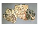 Buddha with His Six Disciples, from Miran, 3rd-4th Century Painting Giclee Poster Print, 24x18