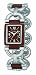 Fossil Ladies Dress, Brown Leather and SS link bracelet, Brown Dial ES1981
