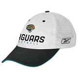 Reebok Jacksonville Jaguars White Coaches Sideline Mesh Adjustable Hat