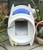 KatKabin Outdoor Cat House - Cobalt Blue : Color COBALT BLUE