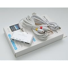 5 in1 Anschlu� Set f�r Apple iPad iPad 2 USB 2, mini USB, SD und Micro SD Karten Slot inkl. AV Kabel