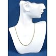 White Necklace Earring Bust Jewelry Showcase Display 9"