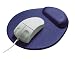 Terrabok Super - Gel Mini Round Mouse Pad with Wrist Rest - Blue