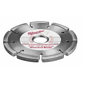Milwaukee 49-93-8015 4-1 2-Inch Dry Cutting Segmented Diamond Saw Blade with 7 8-Inch... by Milwaukee