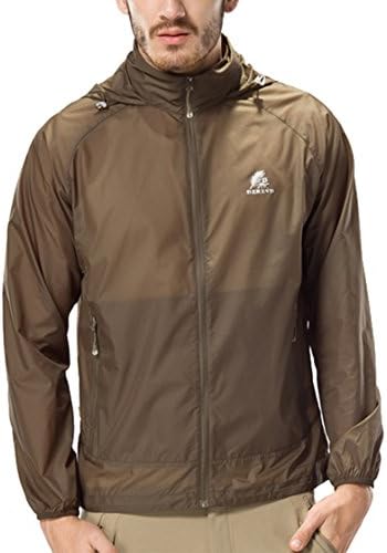 DZRDA Womens Sun Block Thin Quick-dry Outdoor Wind Coat Green S