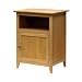 Winsome Wood End Table/Night Stand with Door and Shelf, Natural