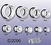 SINGLE FLARE PYREX GLASS CLEAR TUNNEL GTSF0 -0G (8MM)
