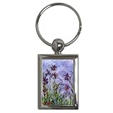 Irises Monet Key Chain