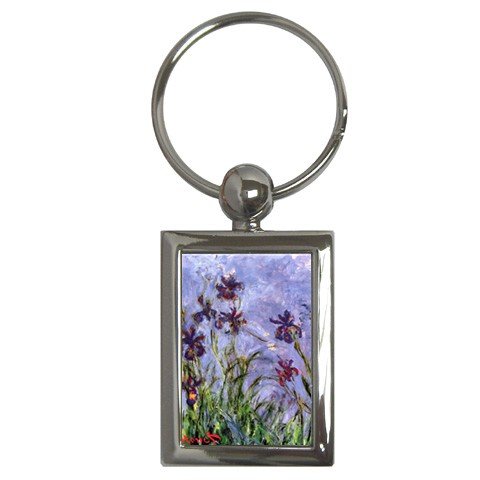 Irises Monet Key Chain