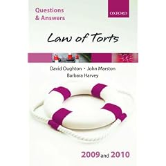 Q&A: Law of Torts 2009 and 2010