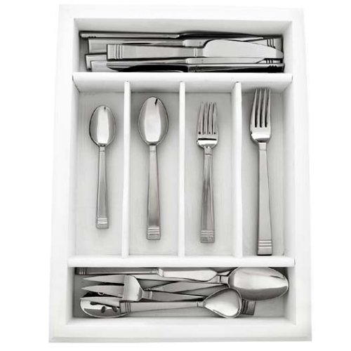 Lenox Tin Can Alley 90 Piece Flatware Set Service for 12