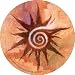 THIRSTYSTONE COASTERS INTERIORS & OLD WORLD STYLES - SPIRAL SUN