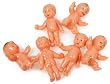 Miniature Sitting and Standing Plastic Babies Favors or Cupcake Decorations - Pkg of 24