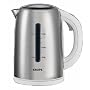 Krups FLF3-JW 54-Ounce Electric Kettle, White and Stainless Steel