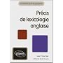 Pr�cis de lexicologie anglaise