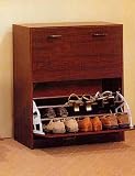Large Cherry Shoe Rack