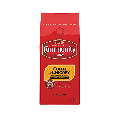 Community Coffee and Chicory Ground, 12 Ounce (Pack of 6)
