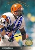 Derrick Fenner Autographed/Hand Signed Football Card (Cincinnati Bengals)