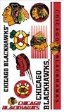 Sporting Goods : Chicago Blackhawks Temporary Tattoos Set (Set of 6 Sheets)