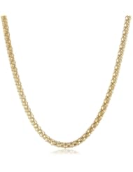 10K Gold 1mm Box Chain Necklace, 16"