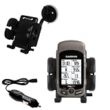 Garmin Edge Flexible Auto Windshield Holder with Car Charger - Uses Gomadic TipExchange