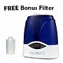 FACTORY CLOSEOUT Eva-Dry Ultrasonic Humidifier with Adjustable Digital humidistat cool mist humidification and FREE Bonus replacement Filter