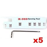 Neewer (5x) XBOX 360 Unlock Opening Tool Kit Case For Xbox360 New