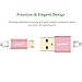 Ugreen Micro USB 2.0 A Male to Micro B Data Sync Charging Cable, 6ft, Rose Gold