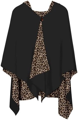 Rainraps Hooded Leopard + Black Rainrap Womens