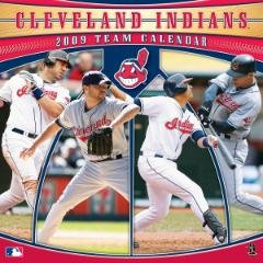 CLEVELAND INDIANS 2009 MLB Monthly 12 X 12 WALL CALENDAR