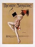Theatre Magazine - Artist: C Link - Art Print on Canvas - Image Size: 24.00 by 32.00 inches Art Print on Canvas