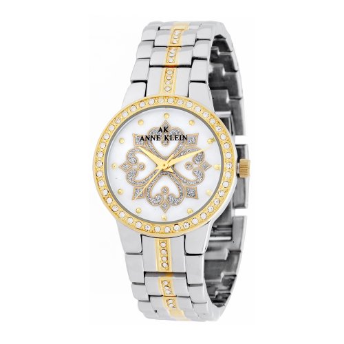 414ZY31yZBL AK Anne Klein Womens GoldTone Swarovski Crystal Accented