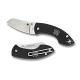 Spyderco PINGO Slip It Plain Edge Knife, Black